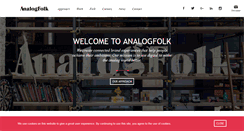 Desktop Screenshot of analogfolk.com