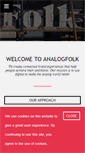 Mobile Screenshot of analogfolk.com